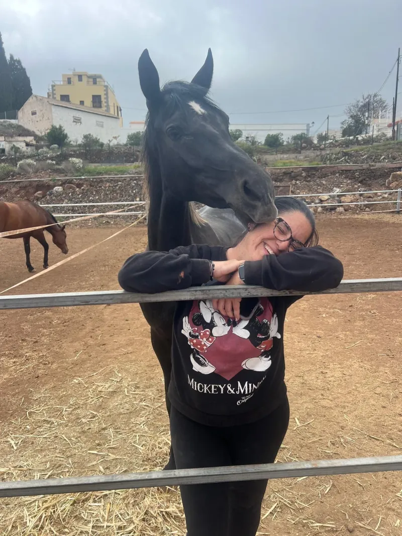 Momento con los caballos en NA STABLOS